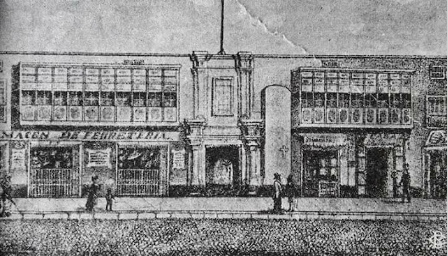 Foto antigua de la casona